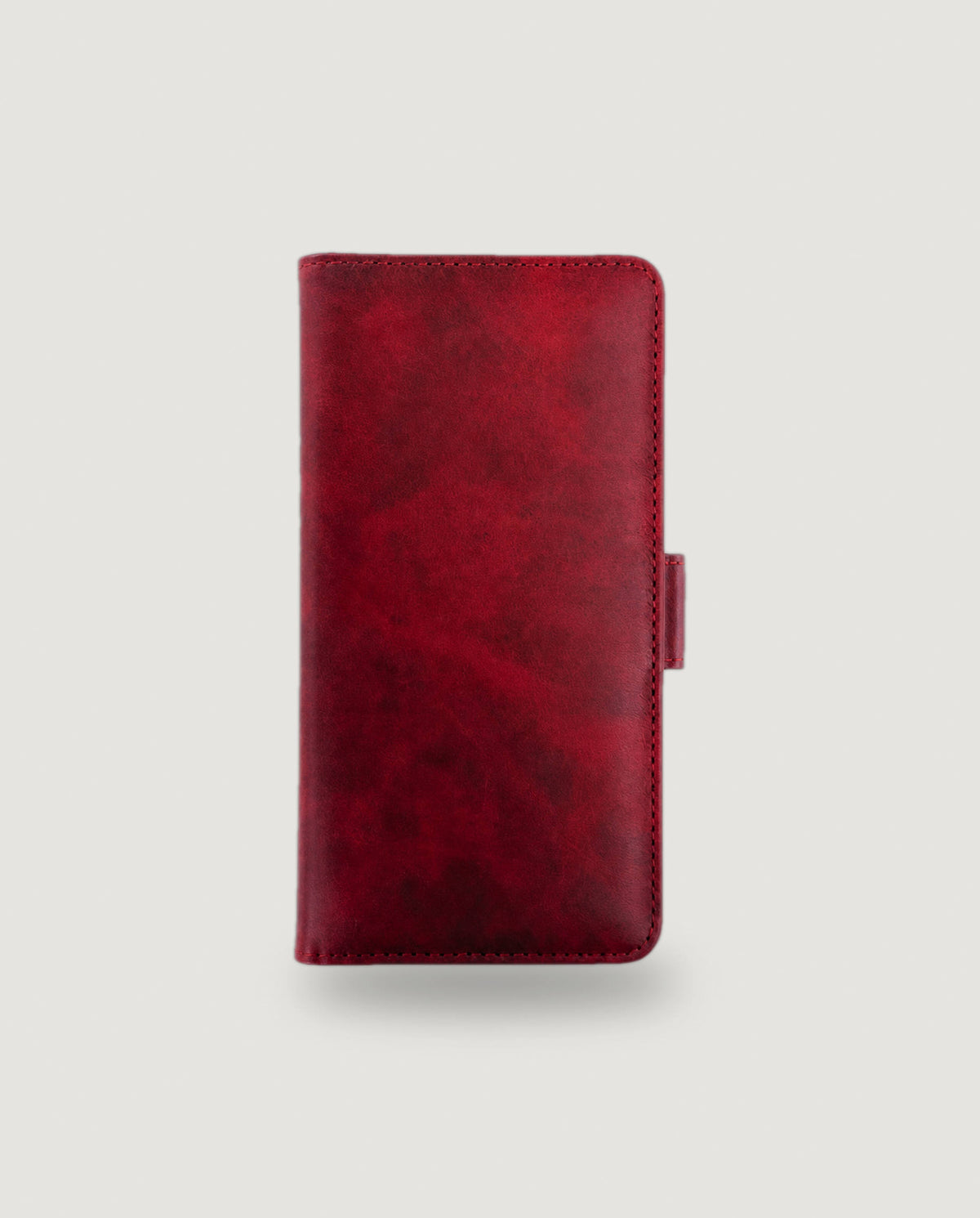 Leður Flip veski | Rautt