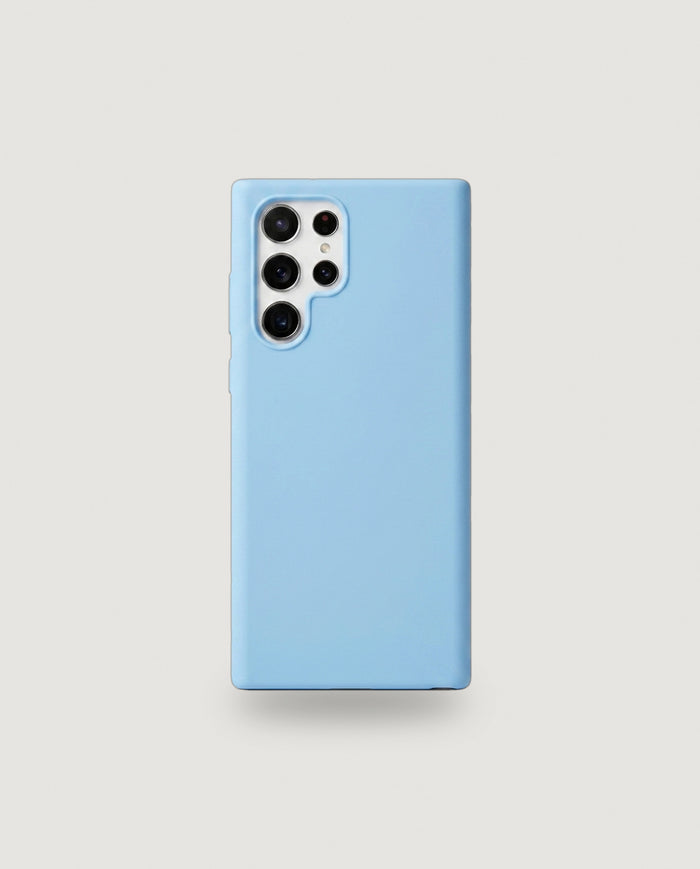Sílikon hulstur | Ljósblátt (Samsung S25 Ultra)